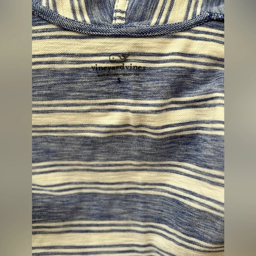 Vineyard Vines | Waterfall Short Sleeve Striped Cardigan - Size S - Picture 6 of 6